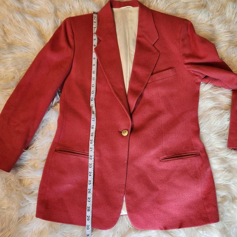 Pink Single-Button Blazer Jacket - Picture 6 of 12